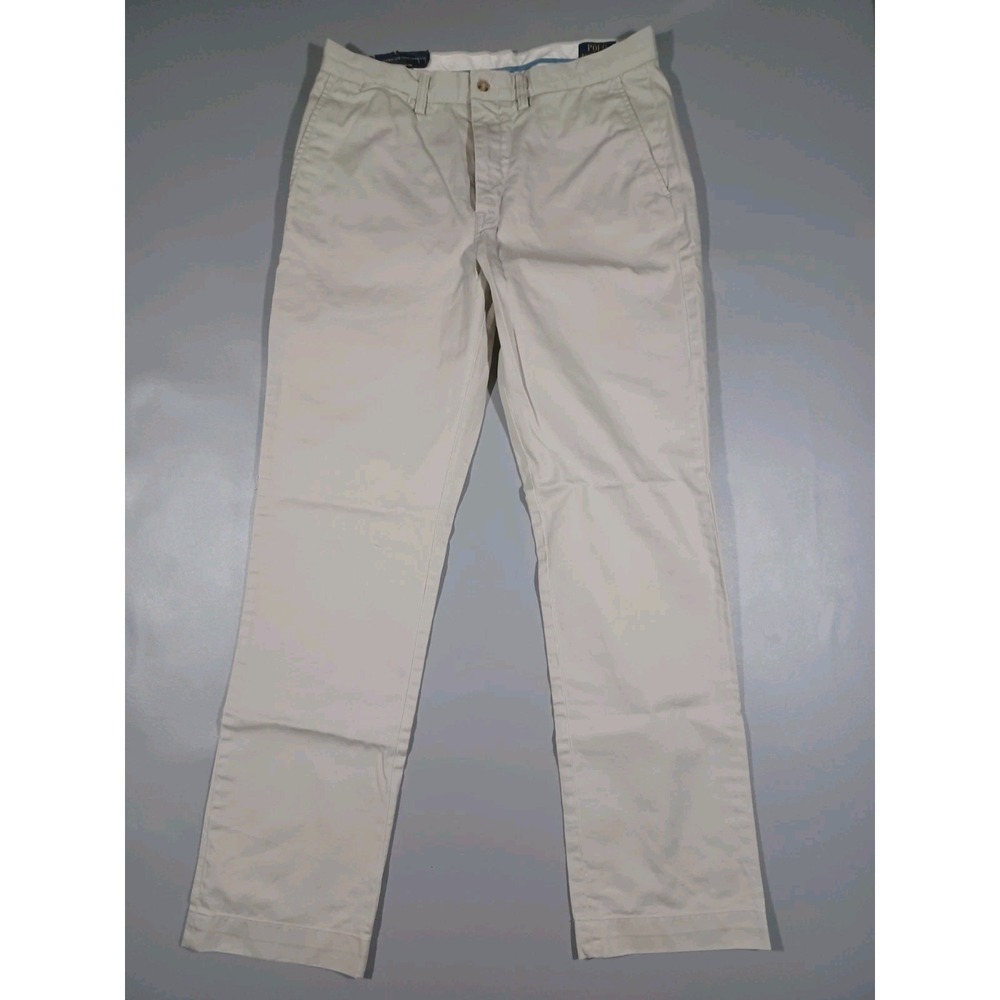 Polo Ralph Lauren Pants Mens 34x34 Khaki Classic Fit Straight Leg Chino NWT - Picture 3 of 5